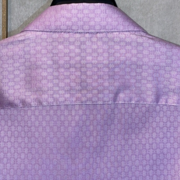 Stunningly handsome shirt, lilac color dress shirt, non-iron, men’s Large - Picture 6 of 7